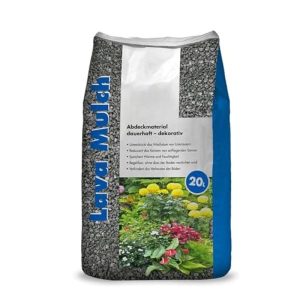Lavamulch von Hamann in Anthrazit 2-8 mm – 20 l