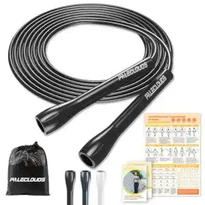Paleclouds Springseil für Fitness und Speed – Verstellbares PVC Seil