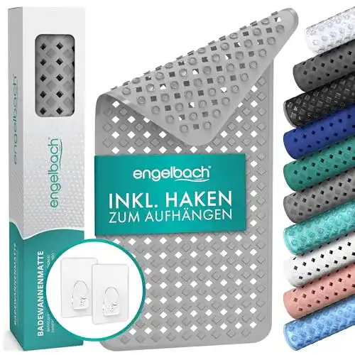 Badewannenmatte Engelbach rutschfest mit 2 Haken