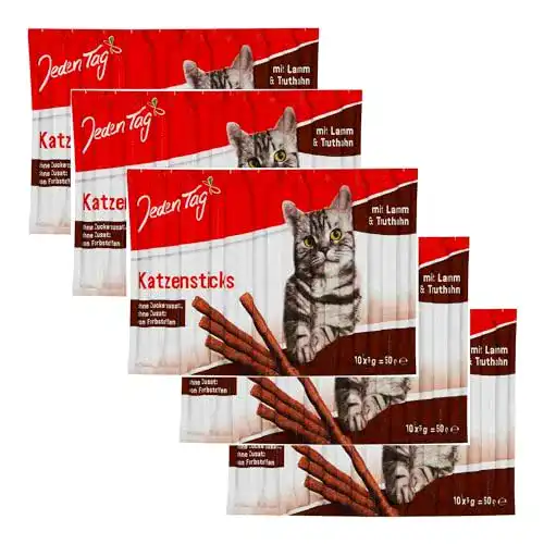 Katzensticks Zama4Zingo mit Lamm und Truthahn – 10 Stück