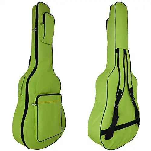 Gitarrentasche MINGZE für 41 Zoll Gitarren mit Doppelreißverschluss