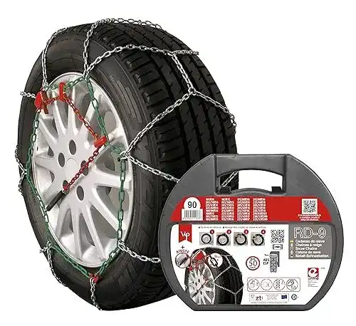 Schneeketten RD9 aus Metall, Größe Nr. 90, Set mit 2 Stück