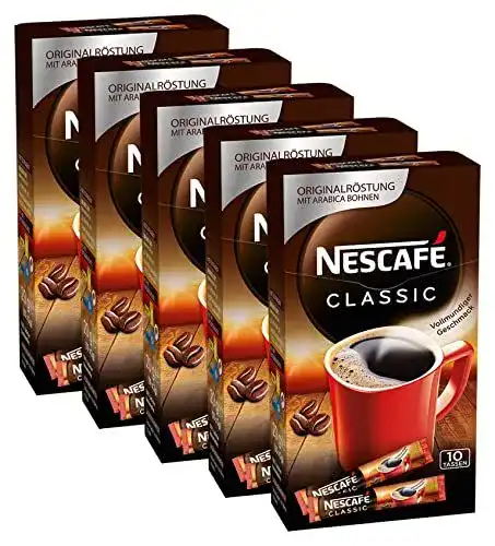 Löslicher Kaffee Nescafé Classic Sticks – Bohnenkaffee im praktischen Format