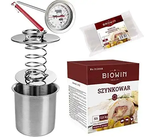Schinkenkocher Biowin 0,8 kg Set mit Schinkenform und Thermometer