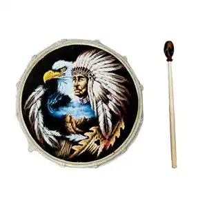 Bodhrán Ciffre 40 cm Schamanentrommel mit Adlerdesign