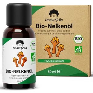 Nelkenöl Emma Grün Bio 30ml 100% Naturrein aus Madagaskar