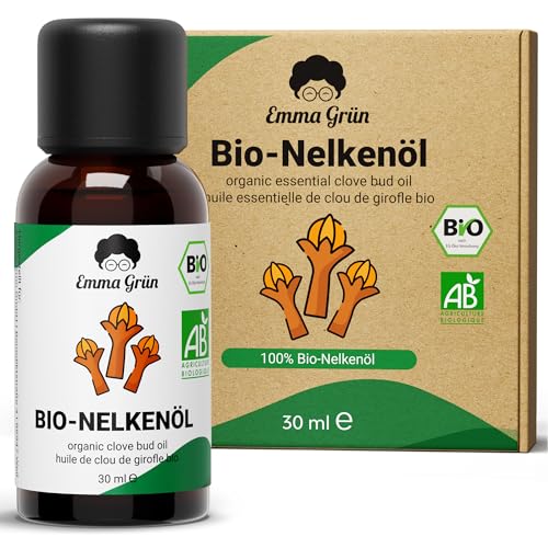 Nelkenöl Emma Grün Bio 30ml 100% Naturrein aus Madagaskar