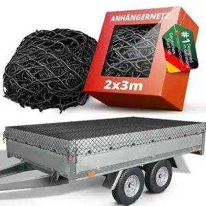 Anhängernetz TIMELEOS Gepäcknetz für Anhänger 1x2m bis 2x3m