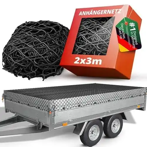 Anhängernetz TIMELEOS Gepäcknetz für Anhänger 1x2m bis 2x3m