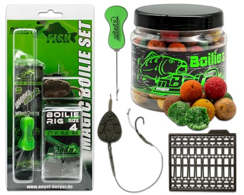 Boilies Angel-Berger Sortiment und Karpfenzubehör für Karpfenangeln