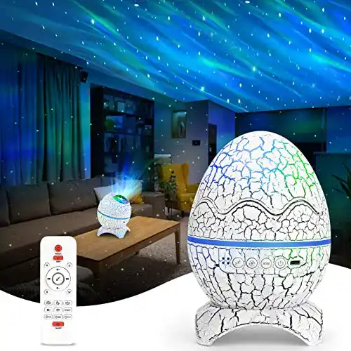 Sternenhimmel Projektor Fuqiduo LED mit Bluetooth Lautsprecher und Polarlichtern