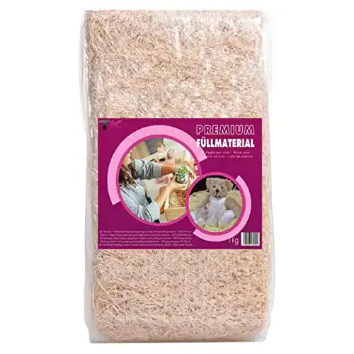 Holzwolle Tk Thermalking Füllmaterial für Pakete – 2,5 kg