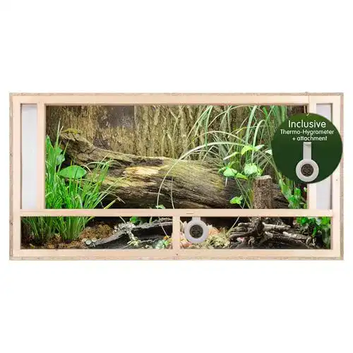 Terrarium aus Holz 120x60x60 cm mit Frontbelüftung