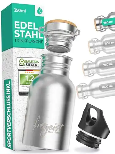 Trinkflasche Edelstahl freigeist ESPRIT LIBRE freigeist einwandig