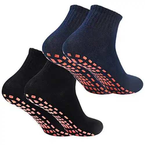 NATUCE Stoppersocken – 2 Paar Anti-Rutsch-Socken für Sport und Yoga