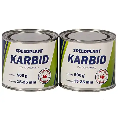 Wühlmausbekämpfung mit SPEEDPLANT Karbid 1kg (2x 500g)