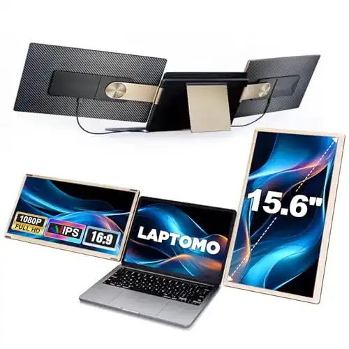 Triple-Screen Laptomo 15,6 Zoll Laptop Bildschirm Extender 1080P FHD