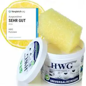 Putzstein HWG Universal-Reiniger mit Reinigungsschwamm, 450 g