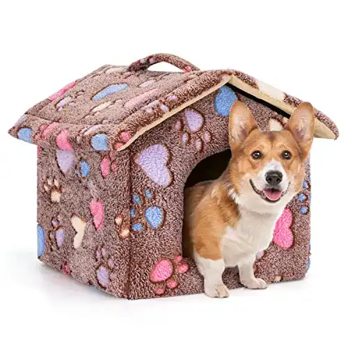Hundehütte Nobleza für Hunde und Katzen, winterfestes Hundehaus