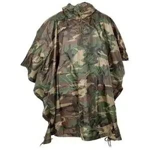Regenponcho Mfh US Poncho Ripstop für Jagd und Outdoor-Aktivitäten