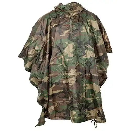 Regenponcho Mfh US Poncho Ripstop für Jagd und Outdoor-Aktivitäten
