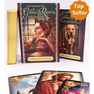 Lenormand-Karten Gilded Reverie von Königsfurt-Urania mit Zusatzkarten