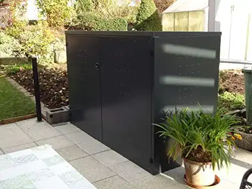 Fahrradgarage Reinkedesign Multifunktionsbox aus verzinktem Stahl