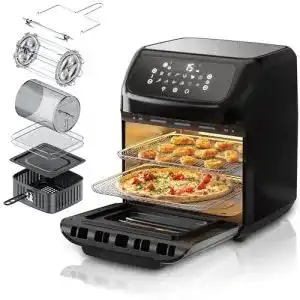 Heißluftfritteuse Arendo 12 Liter mit LED Touchscreen