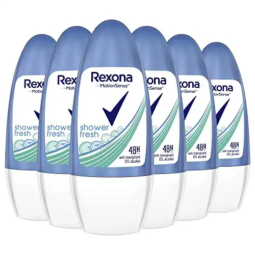 Deo-Roller Damen Rexona MotionSense Shower Fresh 50 ml im 6er-Pack