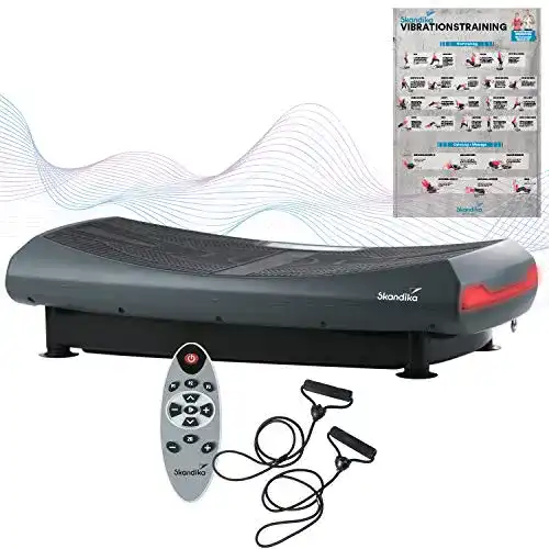 Vibrationsplatte Skandika V2000 3D Vibration in Grau