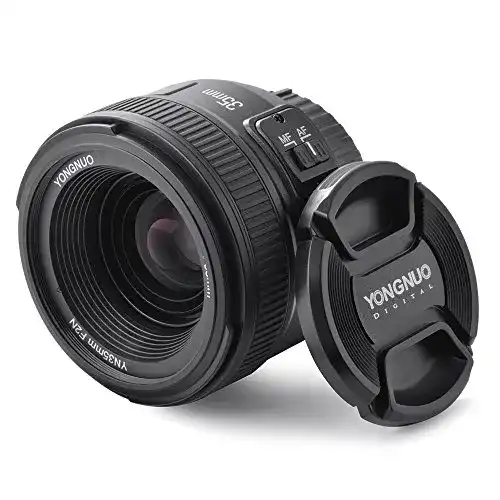 Yongnuo YN35 35mm F2.0 Weitwinkelobjektiv für Nikon Kameras