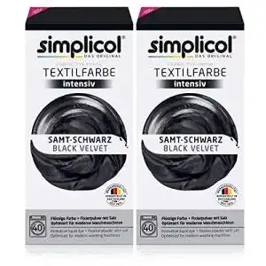 Textilfarbe Schwarz Simplicol 1838 Intensivfarbe für Textilien