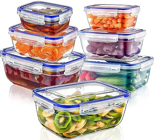 Frischhaltedosen MAGY Set aus BPA-freiem Kunststoff, luftdicht und stapelbar