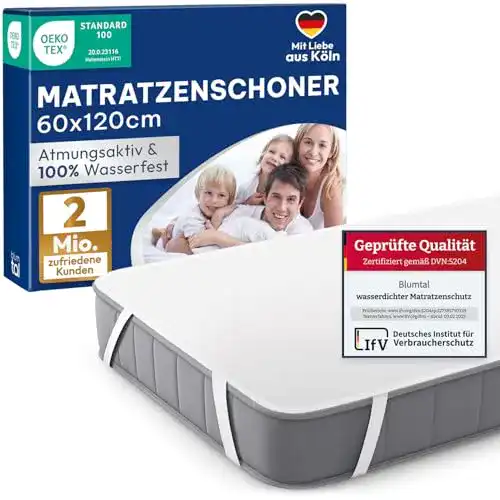 Matratzenschoner 90 x 200 cm von Blumtal Oeko-Tex zertifiziert