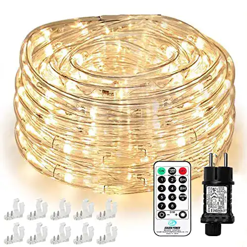 LED Lichtschlauch Nurkoo 10m mit 240 LEDs für Innen und Außen