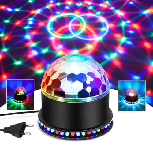 Discokugel für Kinder mit 5W LED und Musiksteuerung