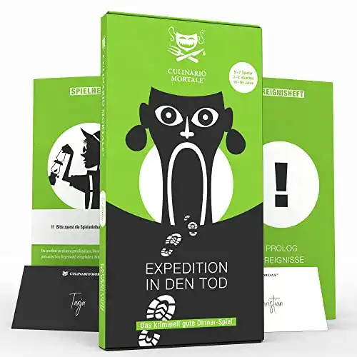 Krimidinner zuhause Culinario Mortale Expedition in den Tod