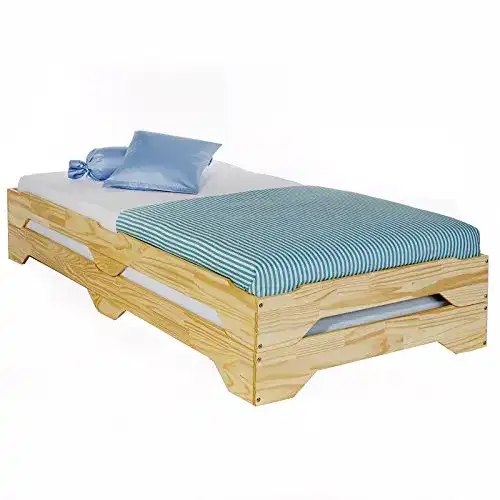Tagesbett Idimex Stapelbett Set für Gästebett und Einzelbett