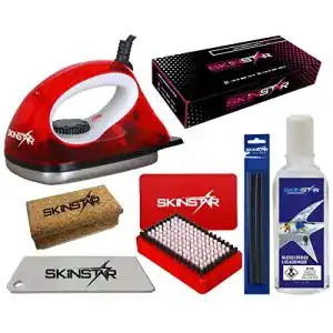 Wachsbügeleisen Skinstar Skiwax Set für Skiwachs mit Zubehör