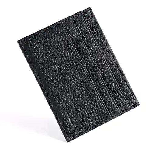Magic Wallet URAQT Leder Kartenetui mit RFID-Schutz