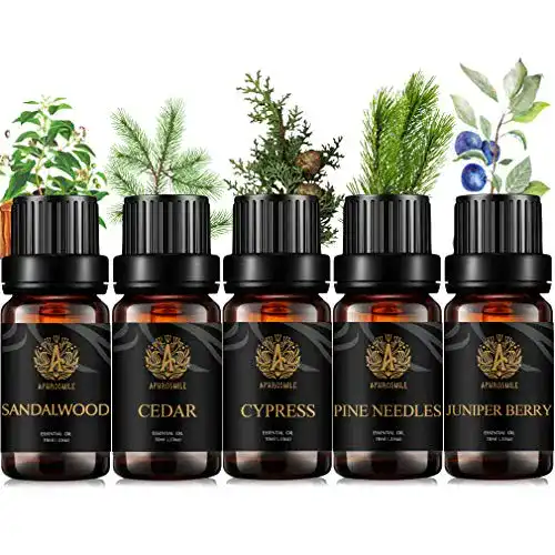 Ätherisches Öl Set Aphrosmile Aromatherapie Woody für Diffusor