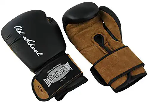 Boxhandschuhe Bad Company Leder Old School Modell