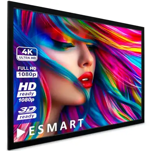 Rahmenleinwand ESMART Economy EXF Projektionsleinwand für Heimkino