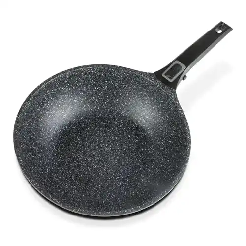GSW Wokpfanne mit abnehmbarem Griff aus Aluminium, 28 cm