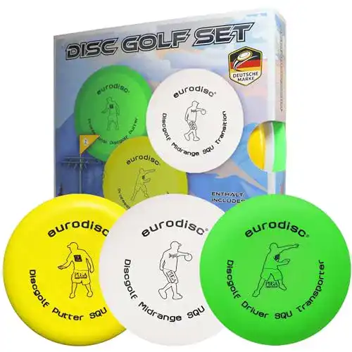 Disc-Golf Eurodisc Einsteiger Starter Set für Anfänger mit Putter