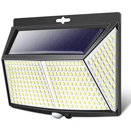 Solarleuchte mit Bewegungsmelder für den Außenbereich
