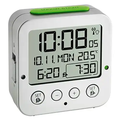 Digitaler Wecker TFA Dostmann 60.2528.54 mit Funktechnologie