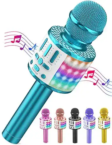 Karaoke-Mikrofon MicQutr mit LED und Bluetooth-Funktion