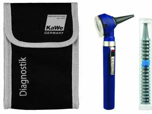 Otoskop KaWe Piccolight C in Himmelblau für Ohrenuntersuchungen