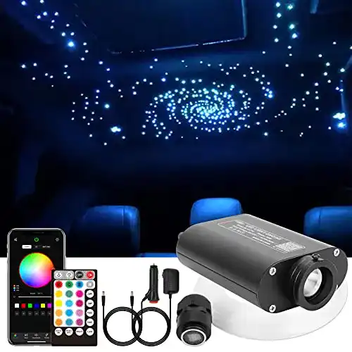 CHINLY Bluetooth 16W RGBW LED Fiber Optic Sternenhimmel